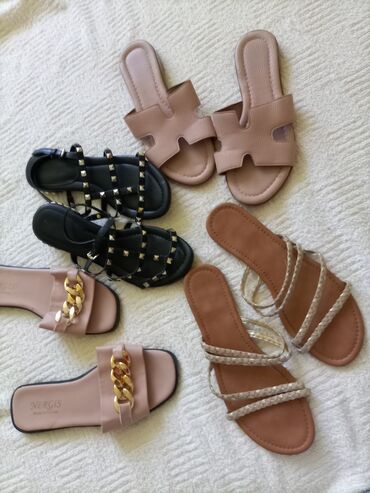 sandale ravne: Sandals, Adidas, 38