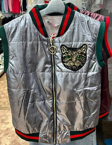 золотые украшение: Распродажа на- Детские утеплённые жилеты без рукавов Детские — 3