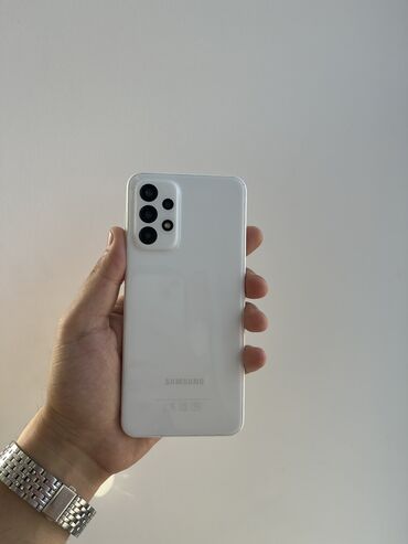 qizilin satisi 2018: Samsung Galaxy A23, 128 ГБ, цвет - Белый