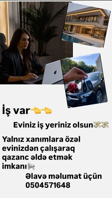 hekim komekcisi vakansiya 2024: İş elanı xanımlar üçün evdən işləmək imkanı təklif edir. Bu imkan ilə