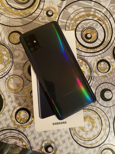 samsung rt35k5440s8: Samsung Galaxy A51, 64 GB, rəng - Qara, Düyməli, Face ID, Zəmanət