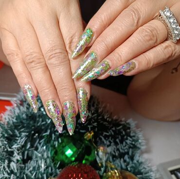 Manikür, pedikür: Manikür, Dırnaqların dizaynı, Evə gəlməklə — 1