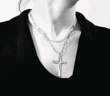 srebrni nakit kompleti: Predivna ogrlica od hiruskog celika