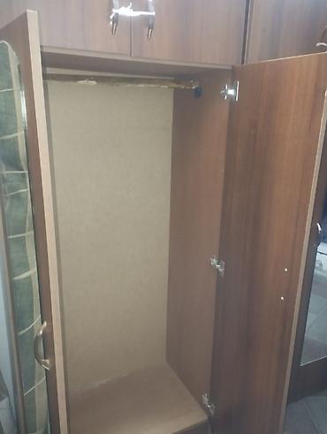 qoz: Dörd qapılı paltar dolabı - Material: ağac teksturalı MDF/LDSP — 3