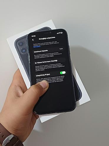 ayfon ekrani: IPhone 11, 64 GB, Qara, Face ID, Sənədlərlə, Simsiz şarj — 5