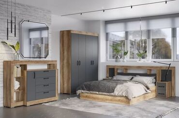 Yataq otağı dəstləri: 2 təknəfərlik çarpayı, Dolab, Komod, Termo, Rusiya, Yeni — 15