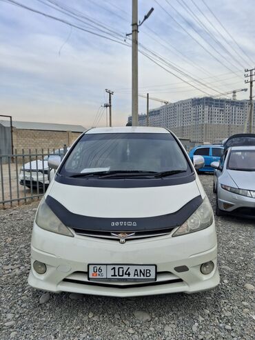 Toyota: Toyota Estima, правый руль, белый минивэн. Основные особенности: - — 2