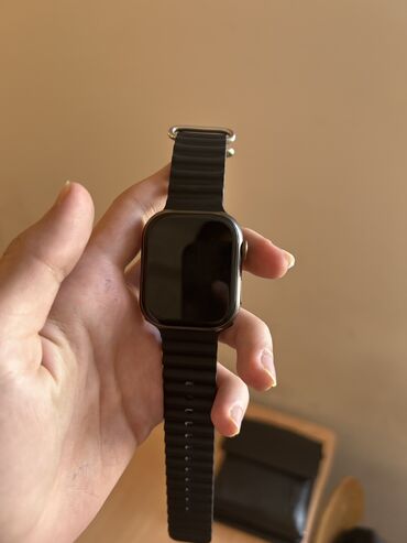 telefony fly belyi ekran: Смарт часы, Apple, Сенсорный экран, цвет - Черный