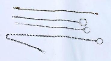 Ogrlice: Brezletna, lanac za džepni sat 6 komada. Cene su odredjene pojedinačno — 1