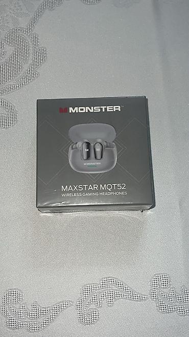 paltaryuyan ikinci el: Yeni Simsiz (Bluetooth) Qulaqcıqlar, Monster, rəng - Boz — 1