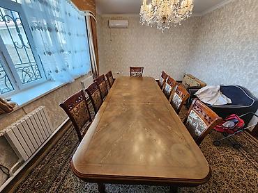 dinner table: Большой обеденный гарнитур в классическом стиле. - Стол — 2