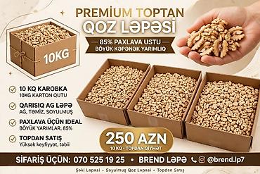 qoz mürəbbəsi: Məhsul: Premium toptan qoz ləpəsi - Paket: 10 kq karton qutu — 3