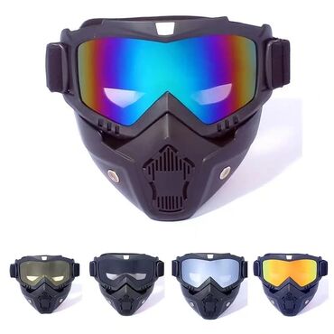 очки 3d: Ветрозащитная маска. Подойдёт для лыжи, сноуборда, вело, скутера