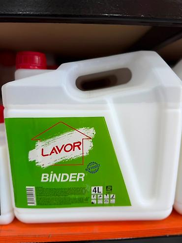 Astar boyaları: Lavor Binder – su əsaslı bağlayıcı/astarlayıcı məhlul. 4 litrlik — 1
