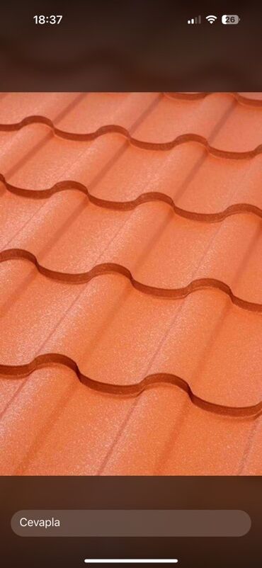 Çerepitsa: Metal dam örtükləri, rəng - Yaşıl — 16