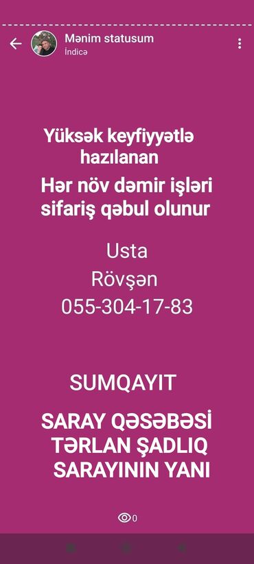 Darvaza ustası xidmətləri: Darvazalar, Yeni, Mexaniki, Pulsuz quraşdırma