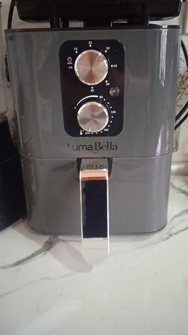 shakelli yag: LumaBella hava fritözü (air fryer) - Rəng: tünd boz, xrom tutacaq - — 1
