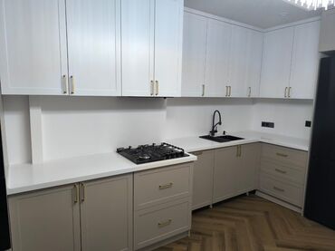 удобное расположение кухонной мебели: Буйрутма эмеректер, Ашкана, Ашкана гарнитурасы