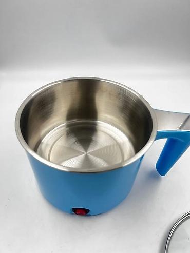 Çaydanlar: Elektrik qazan Elektrikli Mini Qazan – Çoxfunksiyalı Portativ Bişirmə — 2