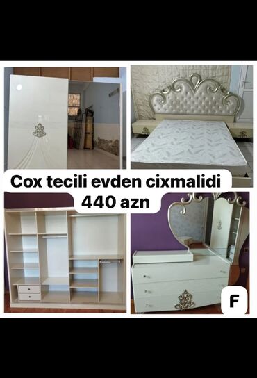 Kreslolar: İkinəfərlik çarpayı, Dolab, Termo, Tumba, İşlənmiş