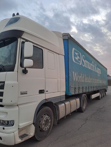 чехлы на пассат: Тягач, DAF, 2007 г., Тентованный