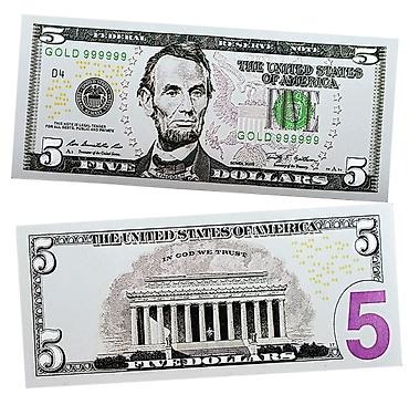 dollar 1: ABŞ dolları mövzusunda kolleksiya üçün xatirə banknot dəsti - Növlər — 3