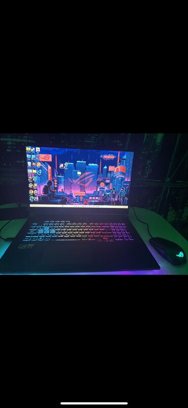 laptop qiymətləri: Asus Rog Strix Scar 17 G713RC Çox az işlənib. Ustunde orjinal mouse