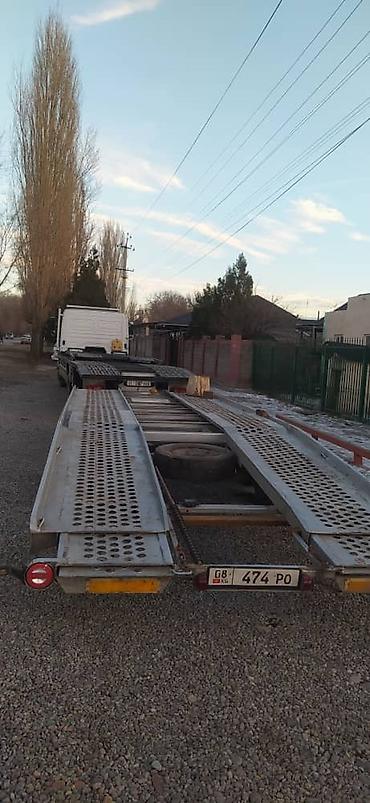автовозы тралы: Прицеп, Сar carrier trailer, Б/у — 3