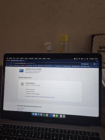 Ноутбуки и аксессуары: Apple MacBook M1 8 GB ram 256 hafıza. Türkiye'de hala garantisi devam — 7