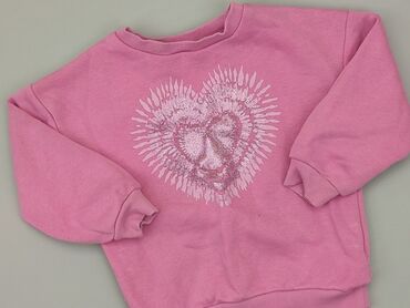 czarna bluzka bez ramion: Sweatshirt, Primark, 4-5 years, 104-110 cm, condition - Good