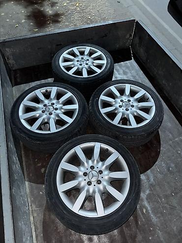 e30 е30: Колеса в сборе 245 / 45 / R 18, Лето, Б/у, Комплект, Легковые, Литые, отверстий - 5 — 1