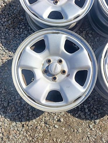 Диски: Железные Диски R 15 Subaru, Комплект, отверстий - 5, Б/у — 3