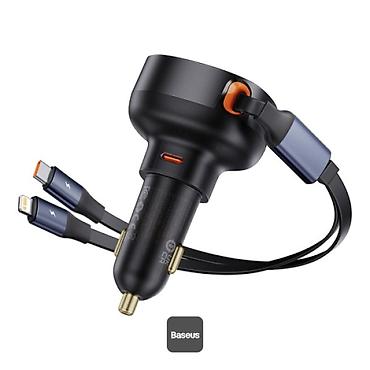 apple adapter 20w: Baseus Enjoyment Pro Series 60W Avtomobil Şarj Cihazı – Type-C Port + — 1