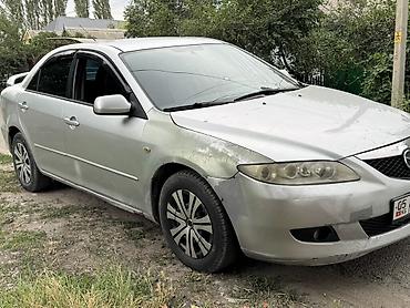 Унаа сатуу: Mazda 6: 2002 г., 1.8 л, Кол менен иштөөчү, Газ, Седан — 2