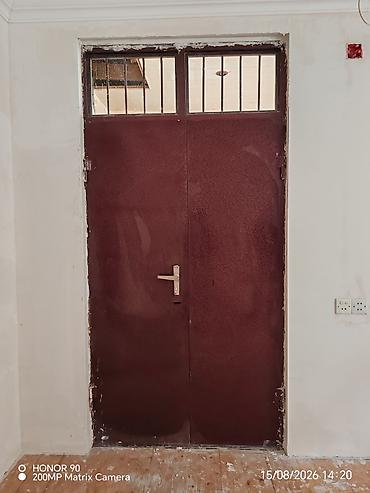 col qapısı: Metal ikiqat giriş qapısı - Material: qalın metal sac, qaynaqla — 2
