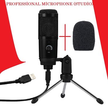 sound: Mikrofon ses yazmaq studiyasi ev ucun . Mikrofon usb(guclendirici usb