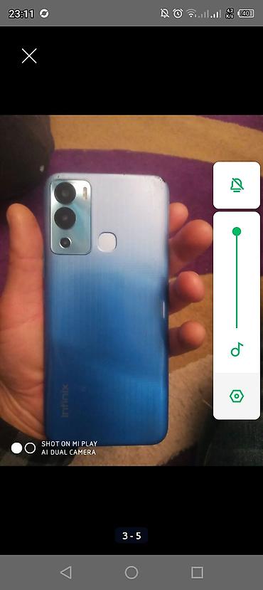 satılık telefonlar: Infinix Hot 12i, 64 GB, rəng - Mavi, Sensor — 4