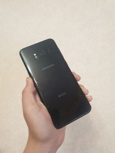 ноутбуки бишкек цены: Samsung Galaxy S8 Plus, Б/у, 64 ГБ, цвет - Черный, 2 SIM