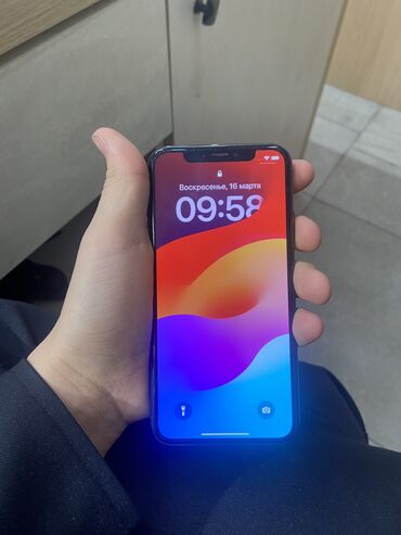 xs iphone: IPhone Xs, Колдонулган, 64 ГБ, Кара, Заряддоочу түзүлүш, Коргоочу айнек, Каптама, 76 %