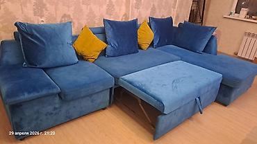 Угловые диваны: Угловой диван, С ящиками — 9