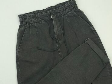 spódnice jeansowe z przetarciami czarne: Jeans, XS (EU 34), condition - Good