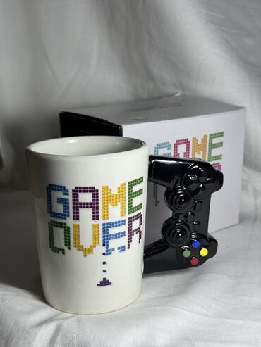 ağ maqnit: GAME OVER fincan 650ml Alınandan istifadə olunmayıb, yeni kimidir