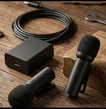 Duo bežični lavalier mikrofon set – kompaktni klip mikrofoni sa