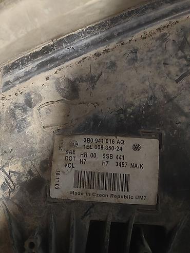 volkswagen golf 3 ehtiyat hisseleri: Passat b5 sağ ön fara qırığı çatı yoxdu tam orginaldı qiymətdə endirim — 3