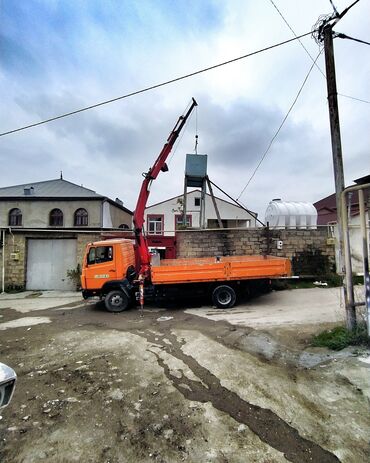 Kranlar: Mercedes-Benz 817 kranlı yük maşını - Buraxılış ili: 1997 - Mühərrik — 8