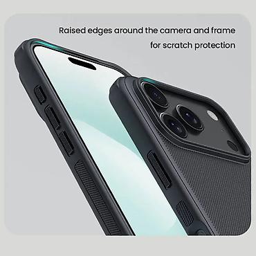 Maske i futrole za telefone: Futrola NILLKIN Super Frost PRO za iPhone 17 Pro Max (6.9) crna. Uz — 7