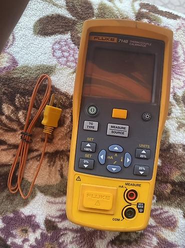 force acar desti: Fluke 714B Thermocouple Calibrator Xüsusiyyətlər: - Termocuplar üçün — 1