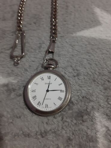 razboji za tkanje: Džepni sat Sarp ispravan ocuvan sat dobijate original lanac njegov za