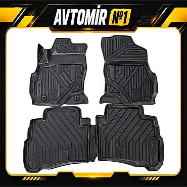 Транспорт: Toyota Fortuner 2015-2026 üçün salon rezin ayaqaltı Toyota Fortuner — 1