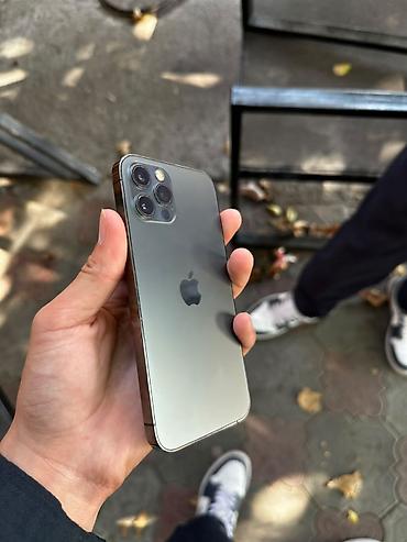 телефон айфон 12 про: IPhone 12 Pro, Б/у, 256 ГБ, Black Titanium, 100 % — 3